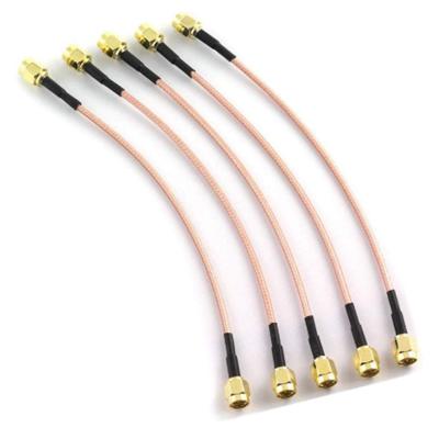 China High Quality Inch Jumper With Connector Super Flexible 4.3 - 1/2 Male Antenna RF Terminal Equipment 10 Inch Straight To 7/16 Male Straight Din Connector for sale