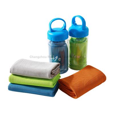 China Factory Direct Sales 45%Polyester +55%Polyamide QUICK DRY Sports Cooling Towels With Custom Logo for sale