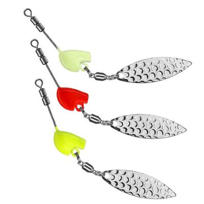 China Outdoor Fishing Activity 3g 4g 5.5g 7g 3Colors Metal Spoon Head And Lead Sinker Rig for sale