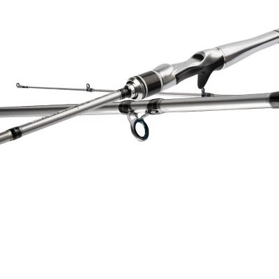 China Silver Super Light And Fast Spinning Trip Rod 2 Pole Section Carbon Cast Iron Carbon 2021 Needle Fishing Rod for sale