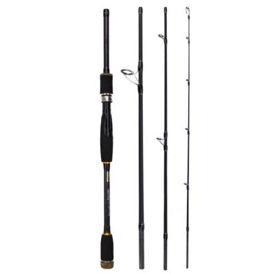 China 4-Piece 2.7m Spinning and Casting Fishing Rod R018 Rod Carbon Fiber Ultralight Travel Lure for sale