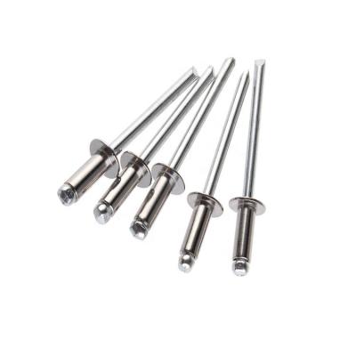 China Pan Blind Rivets Aluminum Pull Rivet Upholstery Rivet Around Pull Head Aluminum Nails for sale