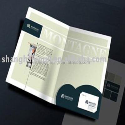 Cina Hot Custom file  File Folder Offset printing design  Brochure Printing in vendita