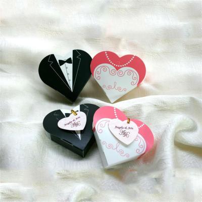 Cina Cute heart shape Cosmetic Packaging Box candy box original design paper in vendita