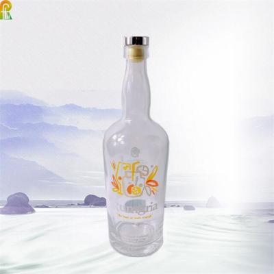 China Craft Spirit Factory Manufactured Delicate Appearance Glass Bottles For Liquor for sale