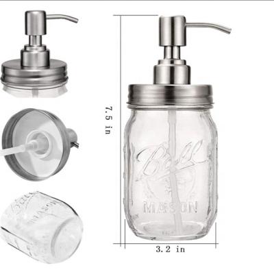 China China supplier 16oz 500ml aromatherapy soap /lotion /sanitizer/ hand soap dispenser with plastic pump sanitizer glass bottle for sale