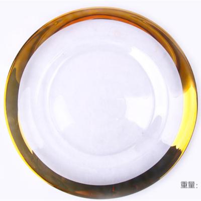 China Dish Decoration Plates Glass Trivets Storage Party Promotional Commercial Wedding for sale