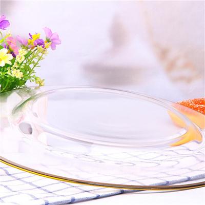 China Beautiful Fast Delivery Glass Appearance Dish Wedding Decorative Trivets Cake Plate For Sale for sale