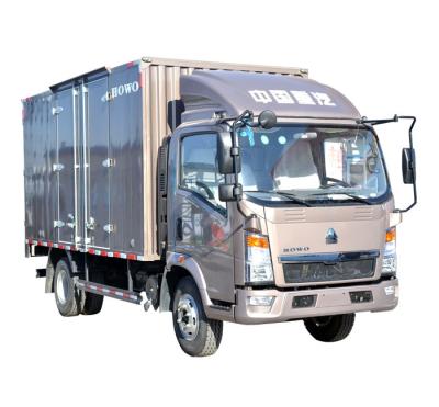 China Aluminum Alloy 10ton Van 150hp Howo Light Truck Dump Truck Factory Supply for sale