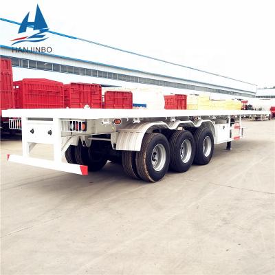 China Hot Sale Container Chassis Truck Trailer Common Trailer for sale