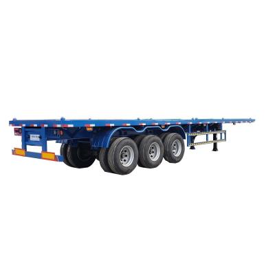 China Cheap Price 3axles 40Feet Flatbed Truck Trailer Truck Trailer Made In China for sale