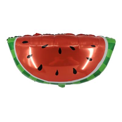 China All new decoration style fruit watermelon shape nylon foil balloon for kids play or party decoration for sale