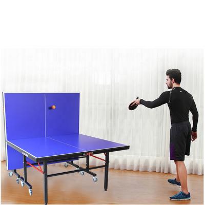 China Professional Size Folding International Standard Competition Ping Pong Table Tennis Table Tennis Table Waterproof Custom Top Blue for sale