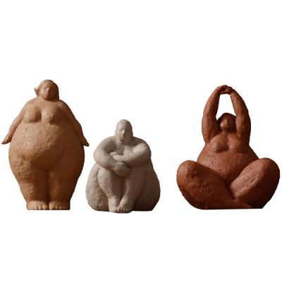 China Art Decor Fat Women Resin Craft Home Decor Great Gift Ideal For Birthday for sale