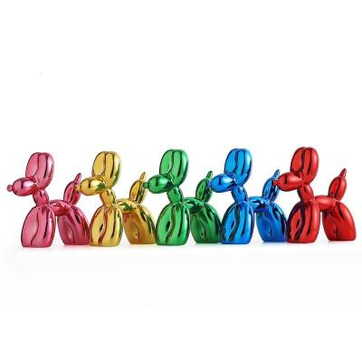 China Nordic Art Decor Mini Balloon Dog Trinket Resin For Ornaments Home Decor for sale