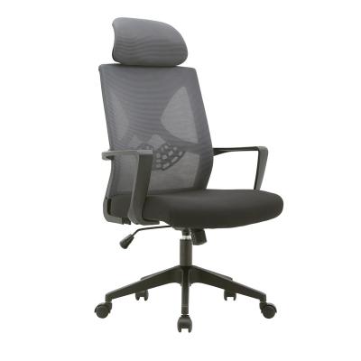 China (Size) Gray Office Chair Ergonomic Gaming Mesh Executive High Back Managerial Swivel Chair Adjustable Chairs Good Quality for sale