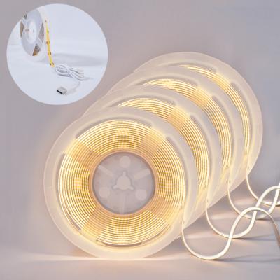 China /Outdoor Indoor Cob Led Strip Light Height Outdoor Home Quality Smart Lighting Color Changing Bag Light Body Waterproof Lamp Copper for sale