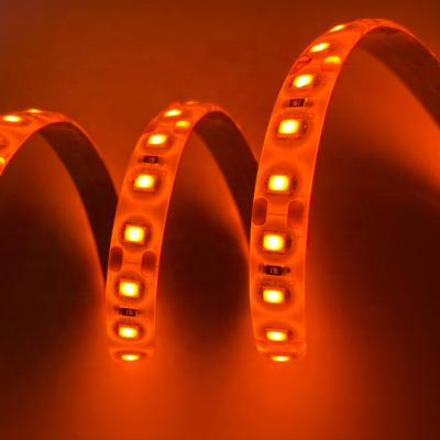 China Residential Waterproof IP65 Silicone Dropping 12 Orange Color 24v Sales Led Night Flexible Strip Light For Atmosphere Strips Lighting for sale