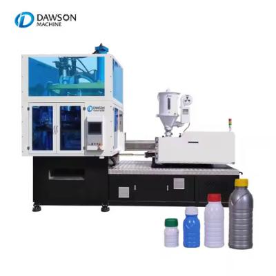 China Plastic Can Injection Stretch Blow Molding Machine / PET flessen maken Machinery Te koop