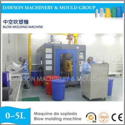 China PE van 2L 5L pp Kneveltype Olievat Plastic Doos Kleine Productie Blazende Vormende Machine Te koop