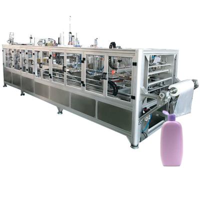 China HDPE Plastic Barrel Bagging Packing Machine Shampoo Bottle Full Automatic 380V for sale