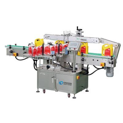 Chine Machine à étiquettes de place en plastique complètement automatique de bouteille et d'autocollant rond pour le doubles côté et rond à vendre