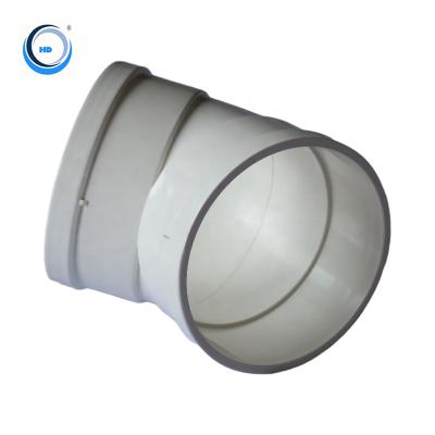 China High Level Drainage Pressure Water UPVC Plastic Tubes 135degree Elbow PVC Pipe Fitting for sale