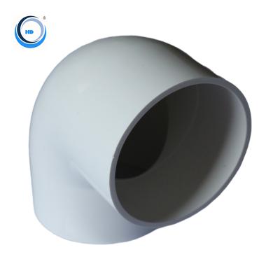 China Original Factory Wholesale High Quality PVC Water Drainage Conduit Elbow Pipeline 90 Degree Elbow for sale