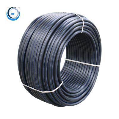 China Flexible Black Plastic Water Supply HDPE Water Pipe Roll For Drip Irrigation for sale