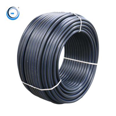 China Black Plastic Water Supply Pe100 HDPE Pipe Polyethylene Pn10 PN 16 Drainage Irrigation Water Pipe Price List for sale