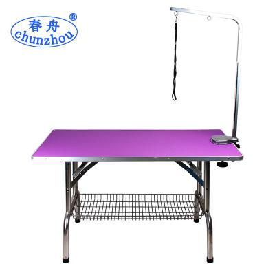 China Viable Professional Foldable Dog Grooming Table With Grooming Arm N-301 for sale