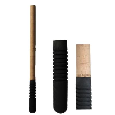 China Durable High Density Customizable Black High Density Customizable Cork Suit High Quality EVA Size Function Shape Texture Fishing Rod Eco-Friendly Handle for sale