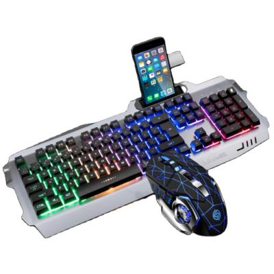 China For Game For Game K18 Viper Character Aluminum Alloy Metal Keyboard And Mouse Consumer Chicken Amazon Luminous Cable Set for sale