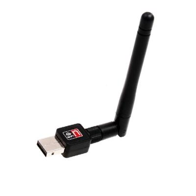 China Mini USB 802.IIN Wireless Adapter 150Mbps WIFI Desktop Receiver With Antenna USB 2.0 WiFi Network Card Receive for sale