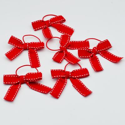 China Free Sample Viable Pre-made Bows Decorative DIY Ribbon Bow Gift Ribbon Bow For Gift Wrapping for sale