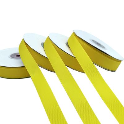 China Factory Direct Fashion Custom Viable 16mm Plain Polyester Grosgrain Ribbon For Gift Wrapping for sale