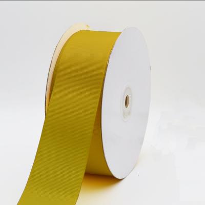 China Factory direct fashion 1-1/2 inch viable direct polyester plain grosgrain ribbon for gift wrapping for sale