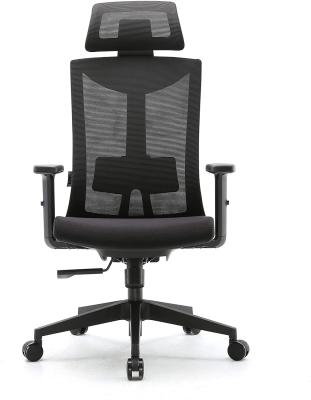 China (Height) Office Furniture Adjustable Swivel High Back Fabric Ergonomic Office Chair for sale