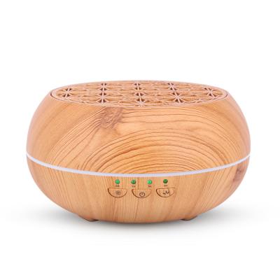 China Mini Portable Air Humidifier Therapy Diffuser Ultrasonic Wooden Aroma Oil Diffuse Aroma Diffuser Water and Power Failure Protection for sale