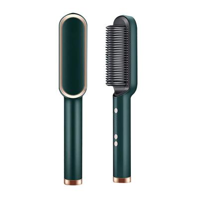 China Portable RV Ion Heating Hair Straightening Comb Hair Straightening Perm Comb Styling Straight Hair Curlers for sale