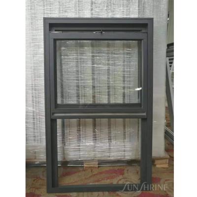 China Sliding Glass Single Hung Window Aluminum Frame Double Hung Window for sale