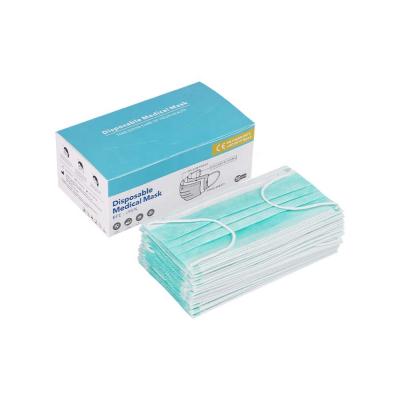 China Professional Comfort 3 Ply Eco-Friendly Protective Nonwoven Face Mask Eco-Friendly Disposable For Adult for sale