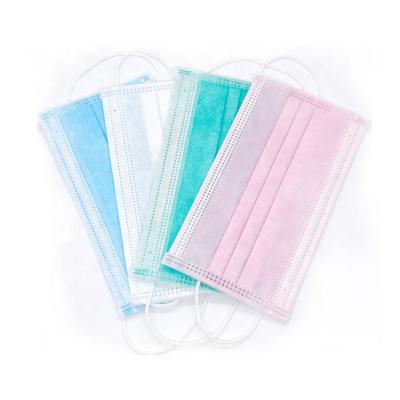 China Eco-friendly fashion personal care dustproof nonwoven medical white face mask for sale