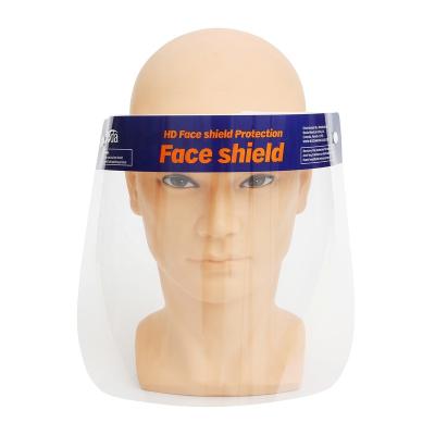 China PET Protective Medical Sun Visor Ultralight Disposable Face With Detachable Eyes Face Shield for sale