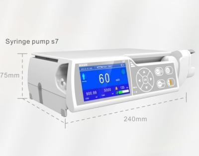 China Medical Electric PE Syringe Pump Single Channel Infusion Syringe Pump S7 for sale