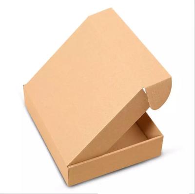 China Recycled Mailing Folding Corrugated Mailing Cardboard Paper Board Box Logo Printed Custom Brown Kraft Materials Corrugated Box for sale