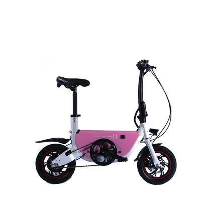 China Aluminum Alloy Electric Bicycle Men And Women Small Assist Ultralight Folding Electric Bike for sale