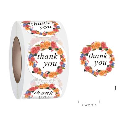 China Waterproof Custom Gift Bags Decorative Sealing Bottle Thank You Adhesive Vinyl Stickers for sale