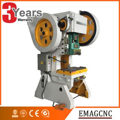 China C-frame J23-10 Mechanical Transmission Press Strapping Punch Hole 230*370mm for sale