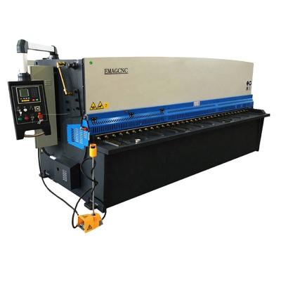 China Building Material Shops 6 4000mm Metal CNC Hydraulic Shear Machine Price With E21S for sale